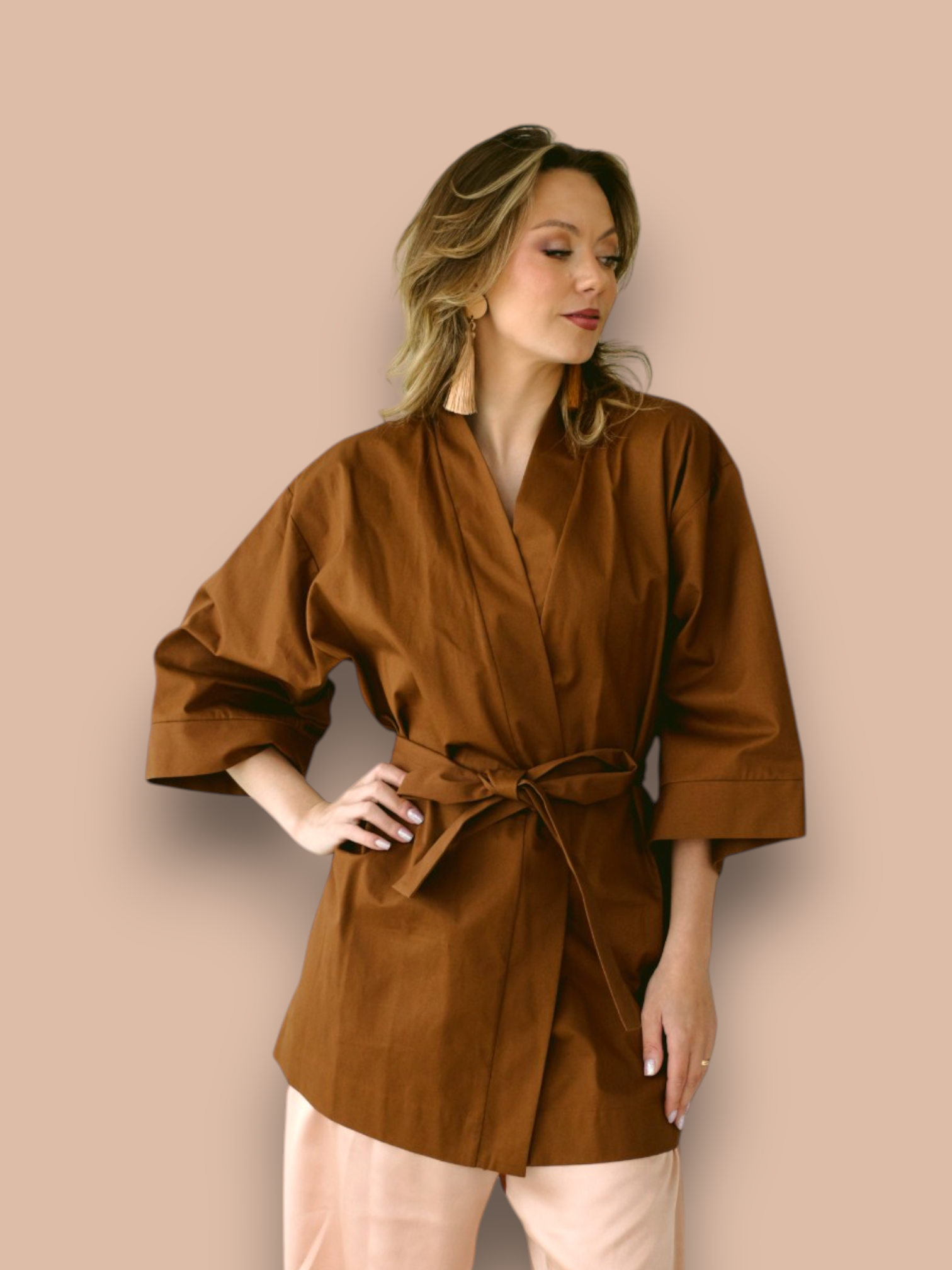Karamellipruun minikimono - Image 2